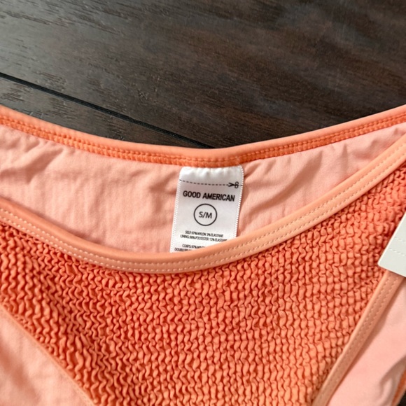 NEW Good American Always Fits Classic Bikini Bottom in Peach Ombre Size S/M - Picture 4 of 5